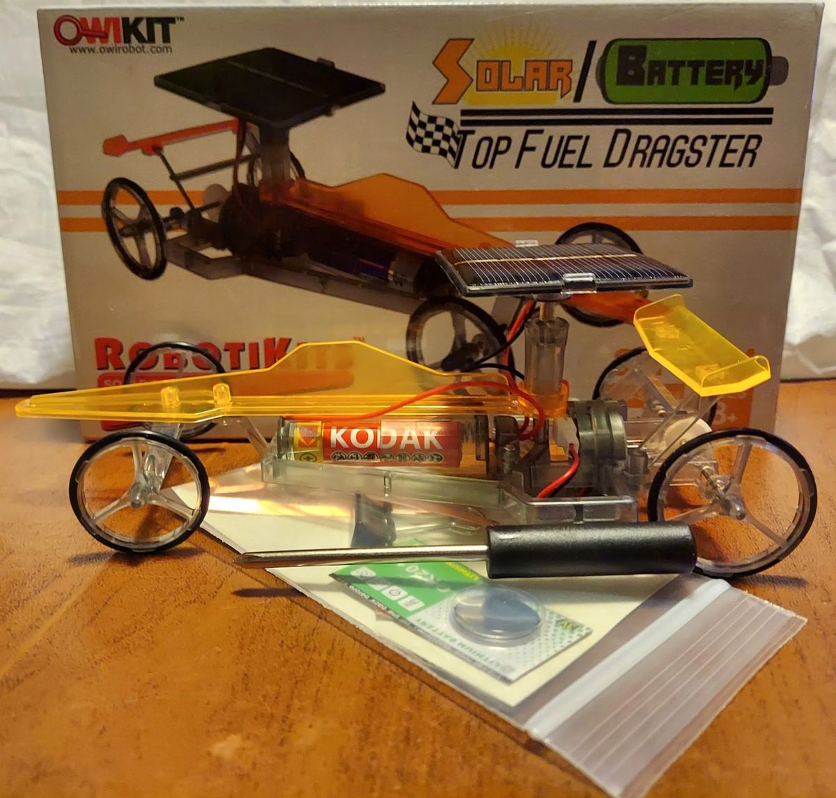 Let's Construct a Solar/Battery Car Kit